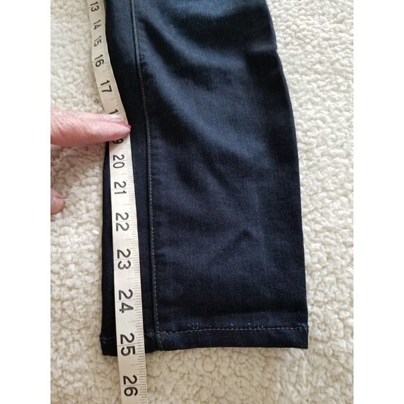 Paige Hoxton Ultra Skinny Ankle Jean Dark Blue Women's Size 28 - Picture 11 of 13